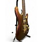 Used Ibanez SML721 S Axe Design Lab Multi-Scale Rose Gold Chameleon Solid Body Electric Guitar
