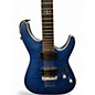Used Schecter Guitar Research C1 Platinum Trans Blue Solid Body Electric Guitar