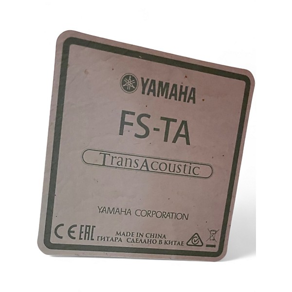 Used Yamaha FSTA TransAcoustic Concert NATURAL Acoustic Electric Guitar