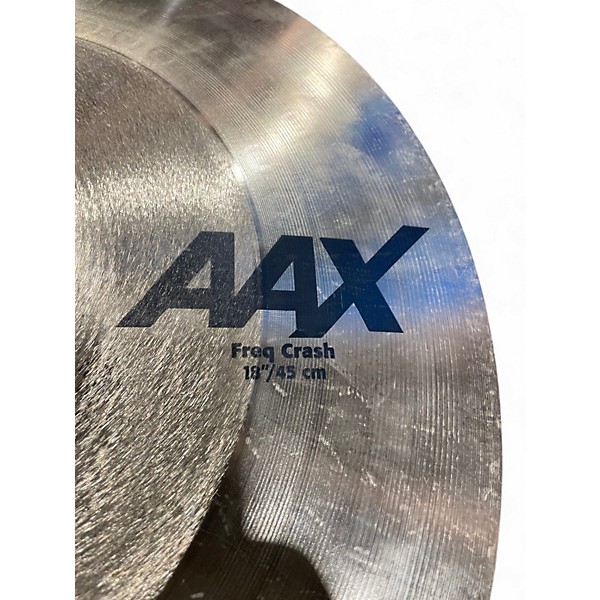 Used SABIAN 18in AAX Frequency Crash Cymbal