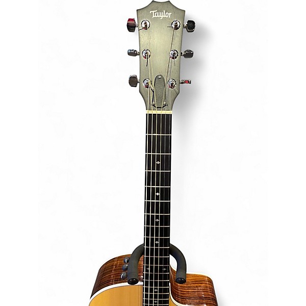 Used Taylor 214CE Deluxe Natural Acoustic Electric Guitar