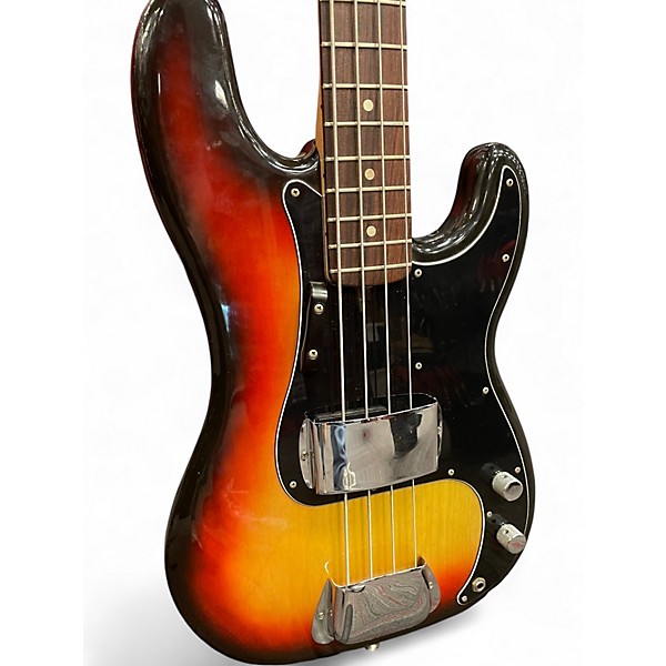 Vintage 1975 Fender Precision Bass Sunburst Electric Bass Guitar