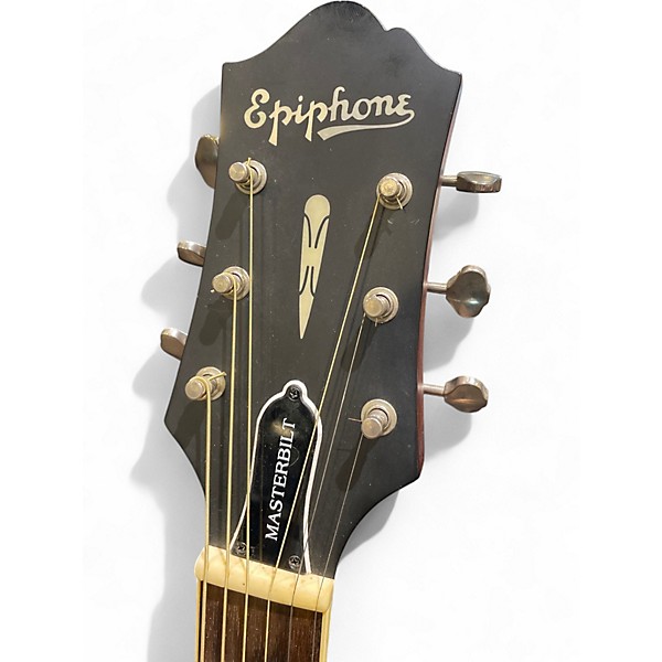 Used 2006 Epiphone DR500M Masterbuilt Natural Acoustic Guitar