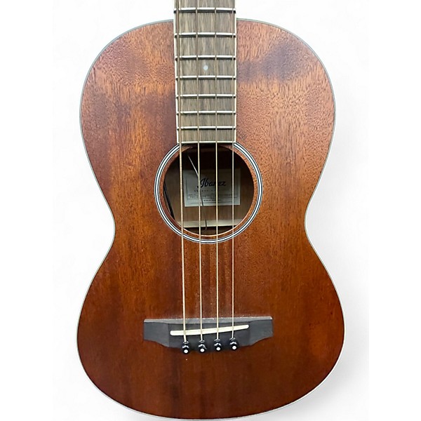 Used Ibanez PNB14E Natural Acoustic Bass Guitar