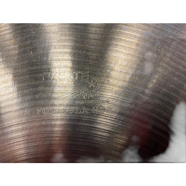 Used 1960s Paiste 14in 602 Cymbal