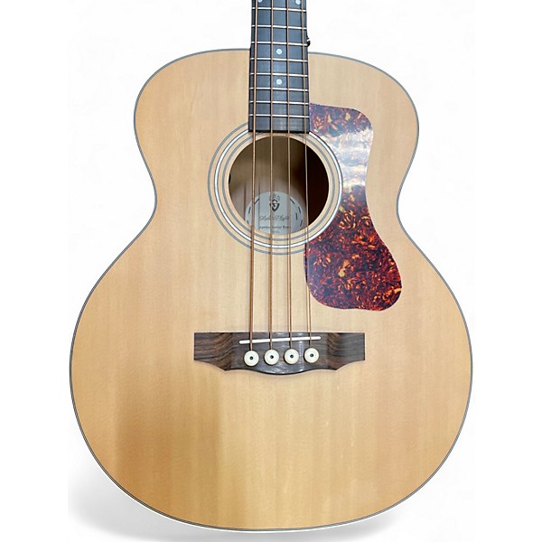 Used Guild Jumbo Junior Bass Natural Acoustic Bass Guitar