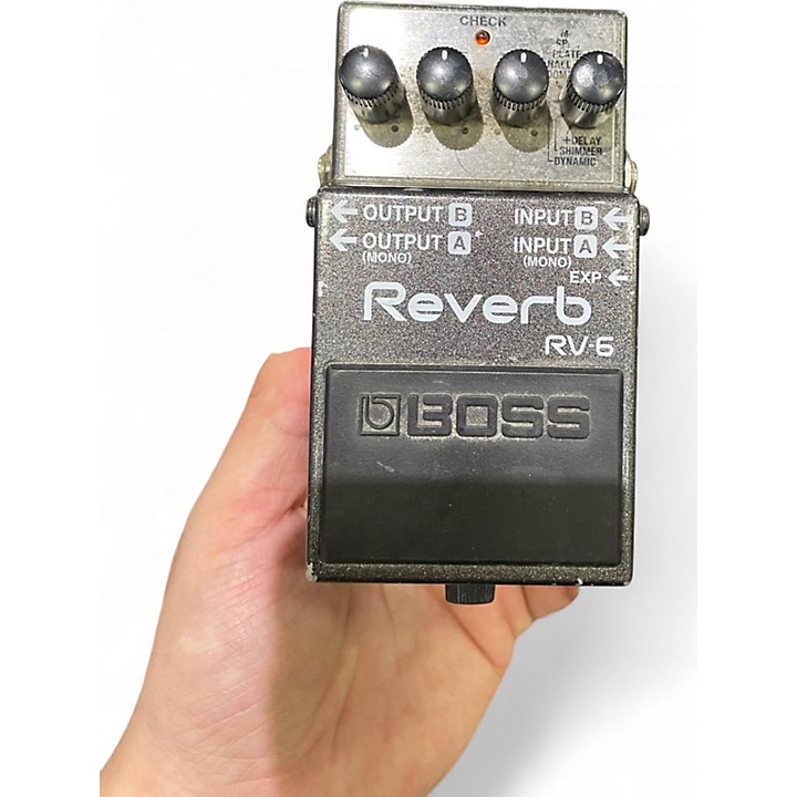 Used BOSS RV6 Digital Reverb Effect Pedal | Guitar Center