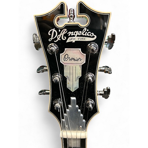 Used D'Angelico Premier Series DC 3 Color Sunburst Hollow Body Electric Guitar