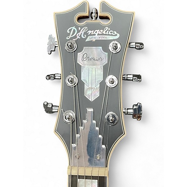 Used D'Angelico Premier Series DC Walnut Hollow Body Electric Guitar