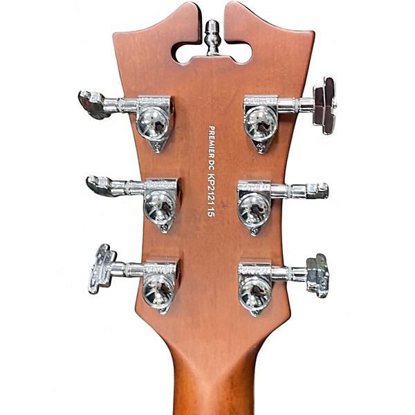 Used D'Angelico Premier Series DC Walnut Hollow Body Electric Guitar