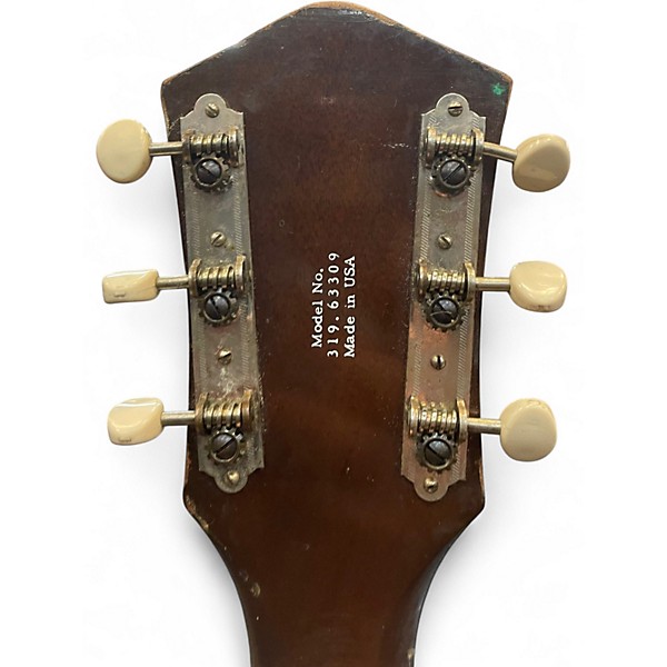 Used Harmony 1260 Natural Acoustic Guitar