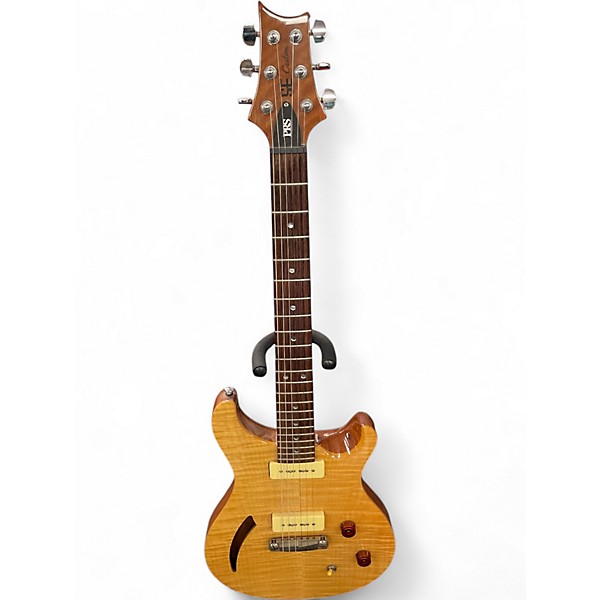 Used PRS SE Custom 22 Semi-Hollowbody Natural Hollow Body Electric Guitar