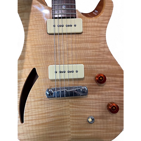 Used PRS SE Custom 22 Semi-Hollowbody Natural Hollow Body Electric Guitar