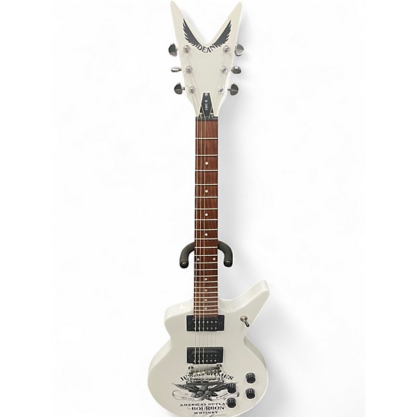 Used Dean CADILLAC X JESSE JAMES BOURBON LIMITED EDITION Alpine White Solid Body Electric Guitar