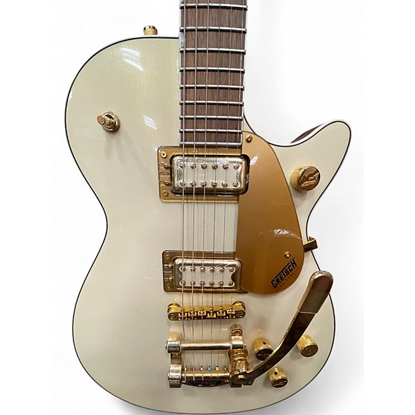 Used Gretsch Guitars G5435T Electromatic Jet Bigsby WHITE GOLD Solid Body Electric Guitar