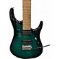 Used Sterling by Music Man John Petrucci JP157 7 String Emerald Green Solid Body Electric Guitar