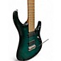 Used Sterling by Music Man John Petrucci JP157 7 String Emerald Green Solid Body Electric Guitar