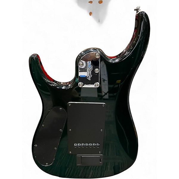 Used Sterling by Music Man John Petrucci JP157 7 String Emerald Green Solid Body Electric Guitar