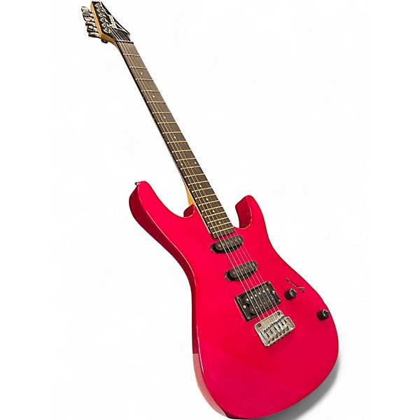 Used 1980s Ibanez RG140 ROSE RED Solid Body Electric Guitar