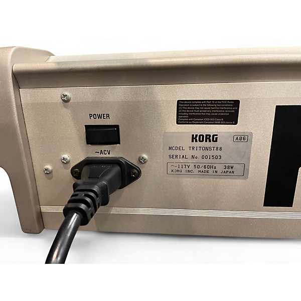 Used KORG Triton Studio 88 Key Keyboard Workstation