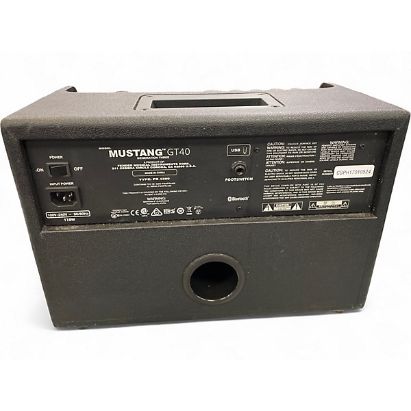 Used Fender Mustang GT 40 40W 2X6.5 Guitar Combo Amp