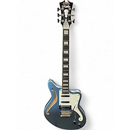 Used D'Angelico Premier Series Blue Solid Body Electric Guitar