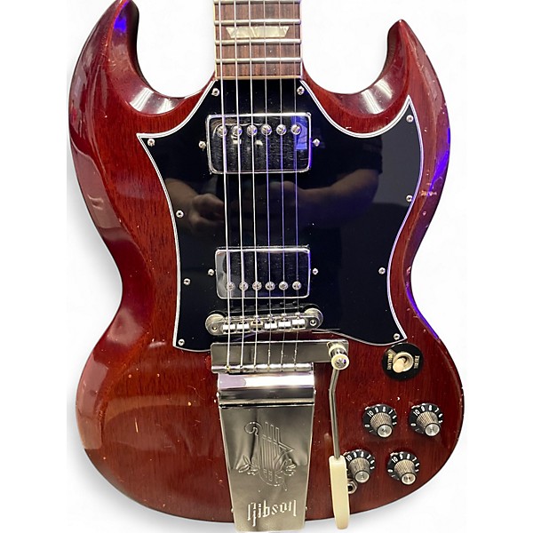 Vintage 1969 Gibson SG Cherry Solid Body Electric Guitar