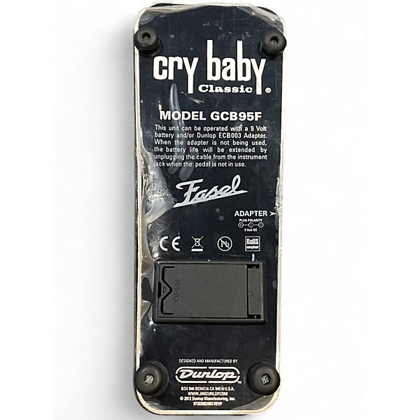 Used Dunlop GCB95 Original Crybaby Wah Effect Pedal