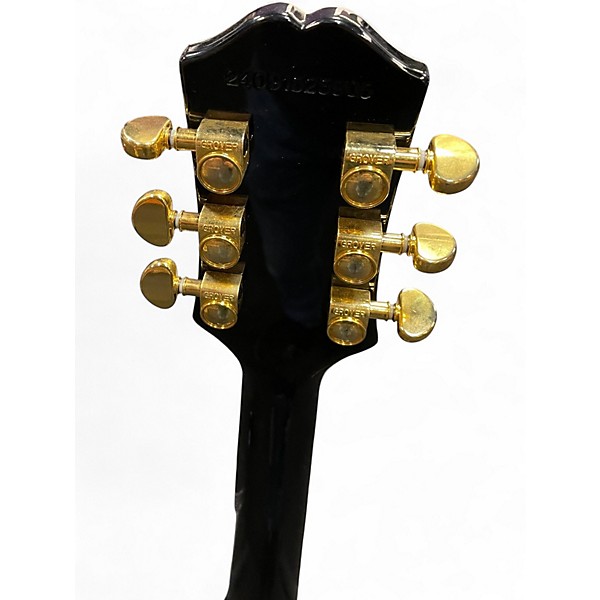 Used 2024 Epiphone Les Paul Custom Black Solid Body Electric Guitar