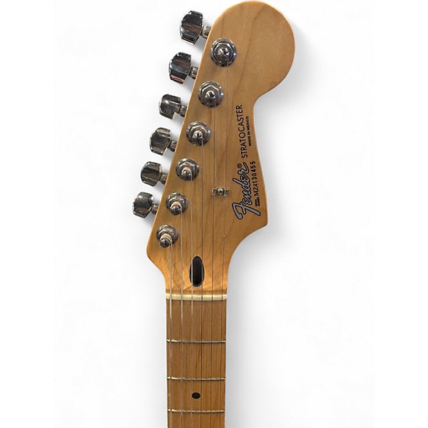 Used 2004 Fender Standard Stratocaster Olympic White Solid Body Electric Guitar