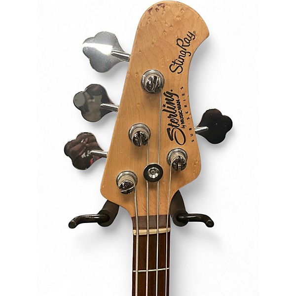 Used Sterling by Music Man Ray5 5 String Flat Red Electric Bass Guitar