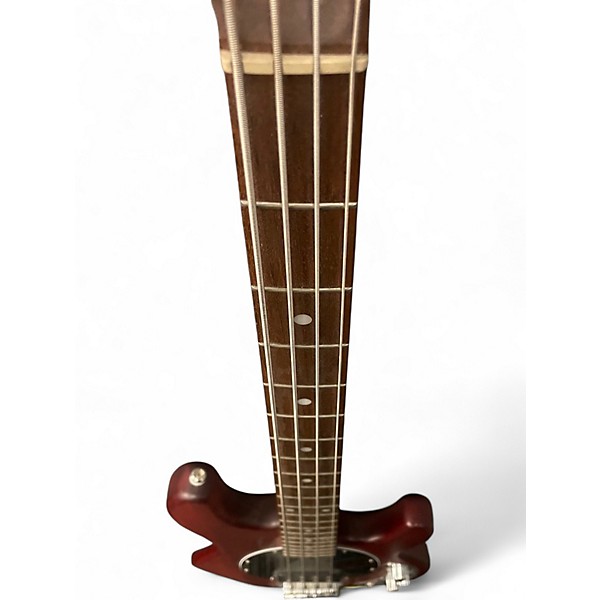 Used Sterling by Music Man Ray5 5 String Flat Red Electric Bass Guitar