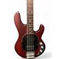 Used Sterling by Music Man Ray5 5 String Flat Red Electric Bass Guitar