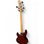 Used Sterling by Music Man Ray5 5 String Flat Red Electric Bass Guitar