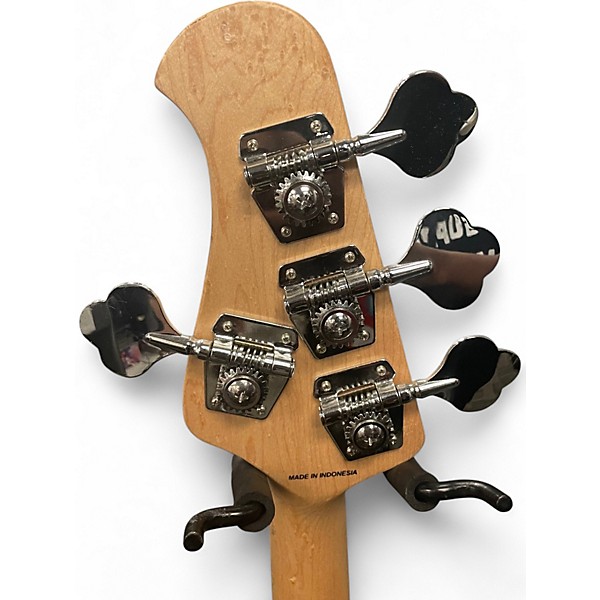 Used Sterling by Music Man Ray5 5 String Flat Red Electric Bass Guitar