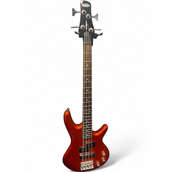 Used Ibanez GSRM20 Mikro Short Scale Orange Electric Bass Guitar