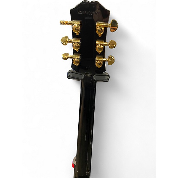 Used Epiphone Les Paul Custom Ebony Solid Body Electric Guitar