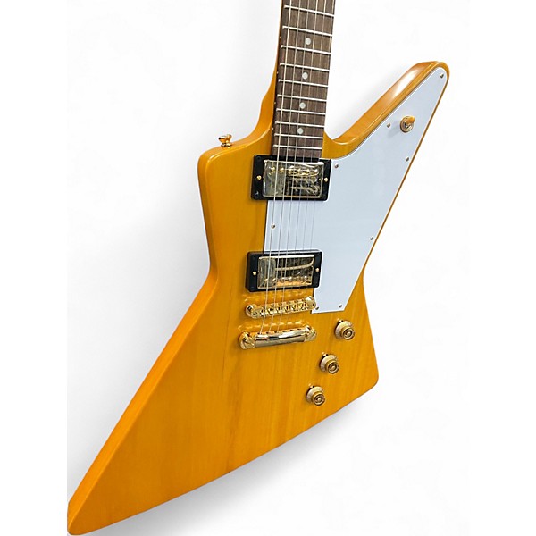 Used Epiphone Korina 1958 Explorer Natural Solid Body Electric Guitar