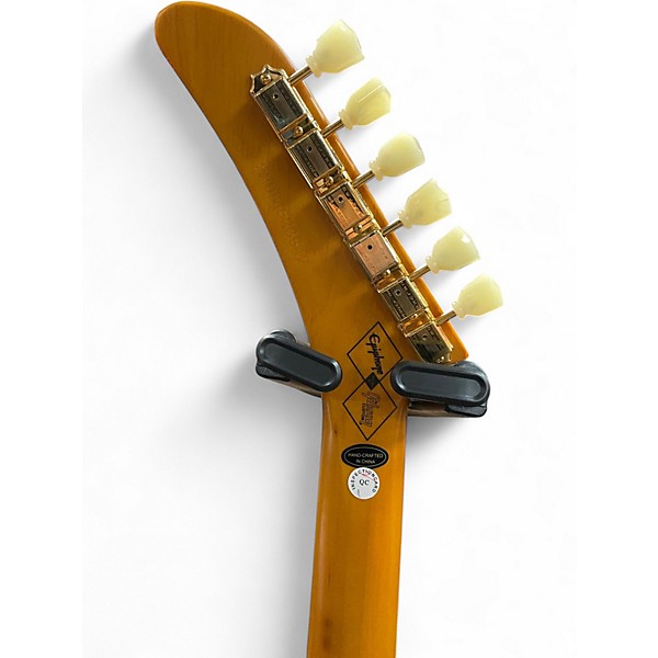 Used Epiphone Korina 1958 Explorer Natural Solid Body Electric Guitar