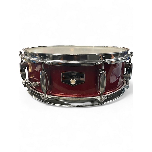 Used TAMA 5X14 Imperialstar Snare Wine Red Drum