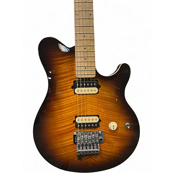 Used Ernie Ball Music Man Axis Tobacco Burst Solid Body Electric Guitar