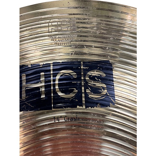 Used MEINL 14in HCS Crash Cymbal