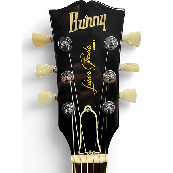 Used Burny RLG-60 Cherry Sunburst Solid Body Electric Guitar