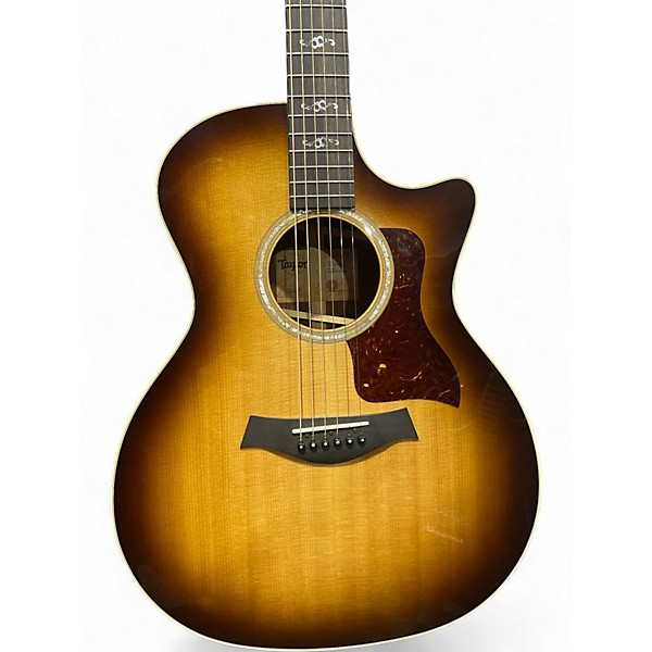 Used Taylor 414CE Dark Natural Acoustic Electric Guitar