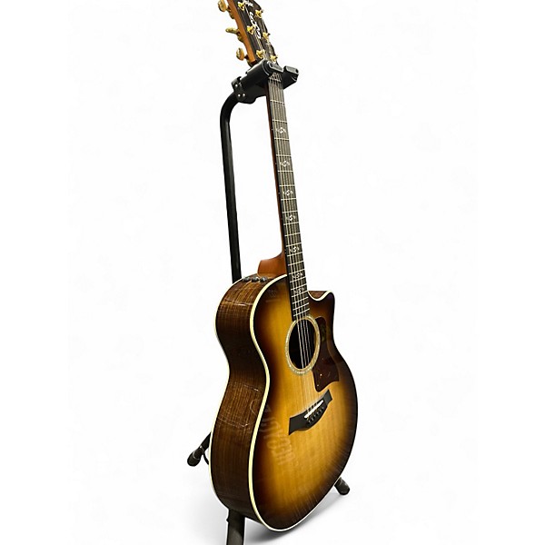 Used Taylor 414CE Dark Natural Acoustic Electric Guitar