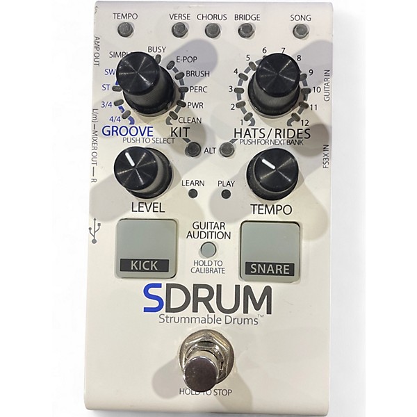 Used DigiTech SDRUM Auto-Drummer Pedal