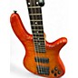 Used Spector Q4 Orange Electric Bass Guitar