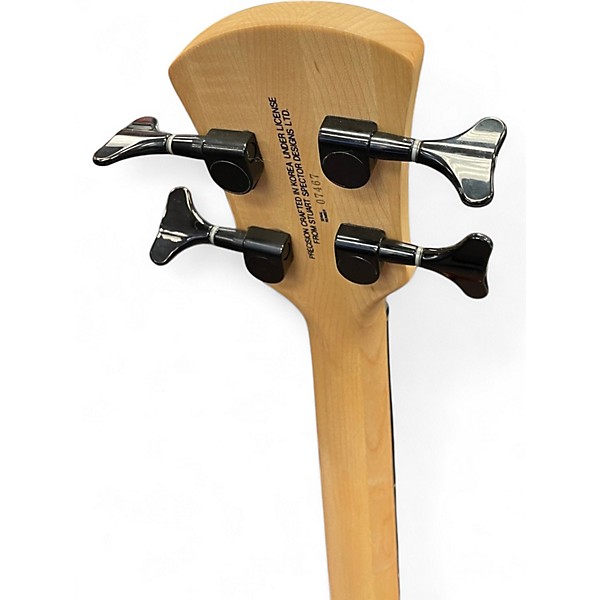 Used Spector Q4 Orange Electric Bass Guitar