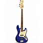 Used Squier Affinity Jazz Bass Metallic Blue Electric Bass Guitar thumbnail