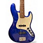Used Squier Affinity Jazz Bass Metallic Blue Electric Bass Guitar